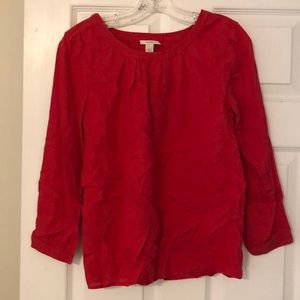JCrew red blouse